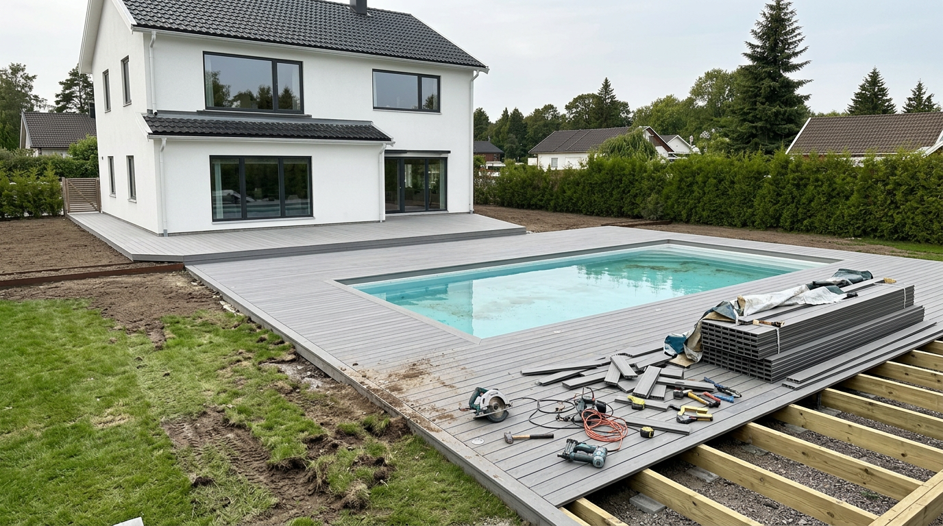 Fundament til terrasse